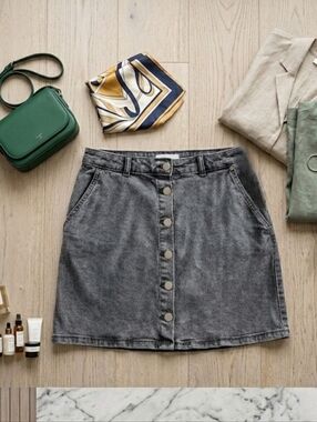 Roxy Black Denim Skirt
